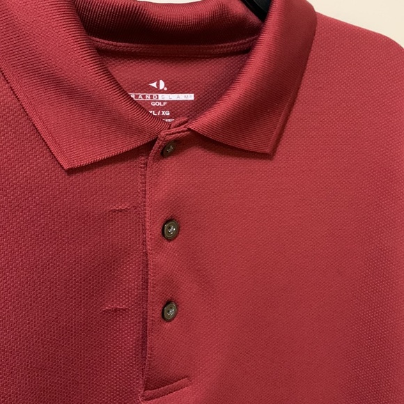 Men’s Grand Slams Golf Polo Long Sleeve XL - Picture 2 of 8